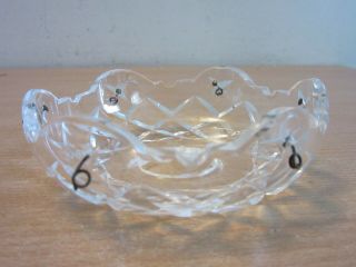 Waterford Crystal Bobeche for prism Avoca 6 arm Chandelier Replacement 4 