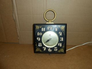 Vintage Retro Plastic Electric Kitchen Clock