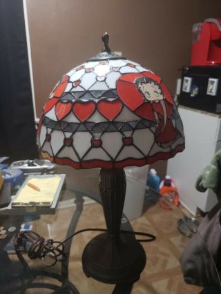 Betty Boop Vintage Tiffany Style Lamp