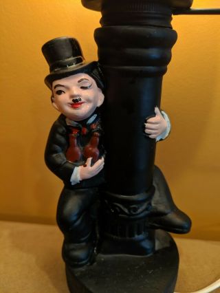 VTG Charlie Chaplin Bar Lamp Hobo Black,  a Price Import Japan Kitsch 3
