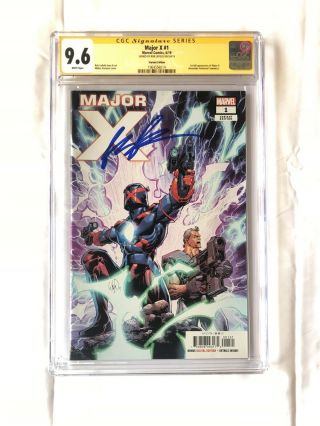 Major X 1 Portacio 1:25 Variant Signed By Rob Liefeld Cgc 9.  6 1st Appearance