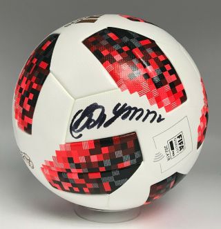 President Vladimir Putin Signed Full Size World Cup Soccer Ball Rus,  Photo