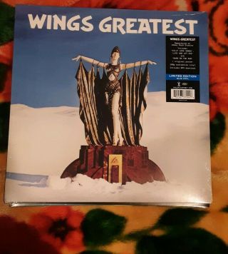 Paul Mccartney (beatles) Lp Wings Greatest Edition Blue Vinyl Limited