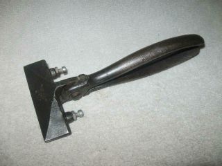Vintage Pexto Hand Seamer Pliers,  3 - 1/2 " Jaws,  Tinsmith Sheet Metal Tool,  Usa