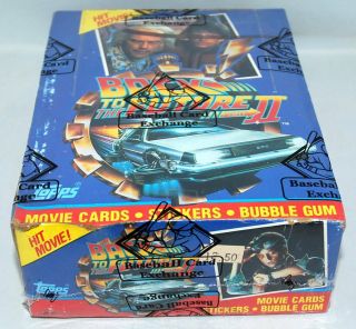 1989 Topps Back To The Future Ii 36 Pack Bbce
