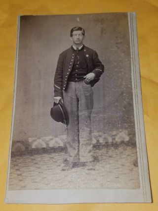 Rare 1860s Md Civil War Soldier Cdv