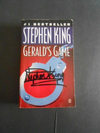 Stephen King Autographed Gerald 