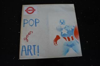 The Times - Pop Goes Art Promo With Press Pack Hand Painted Sleeve