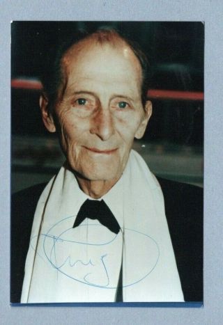 Peter Cushing Star Wars / Hammer Authentic Unique Signed Fan Taken Photo