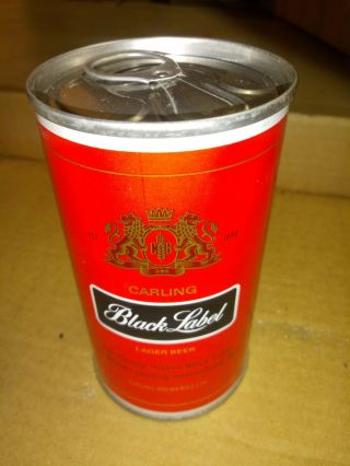 Extra Black Label Toronto Pull Tab Straight Steel Beer Can