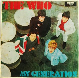 The Who My Generation Australian 1st Pressing 1966 Festival Rare Lp