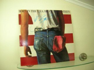 Bruce Springsteen Signed Lp Born In The Usa 1985.