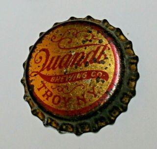 Quandt Brewing Co Cork Beer Bottle Cap - Troy,  York