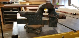 Littlestown Howe & Fory Co.  No.  25 Swivel Vise 4 " Jaw W/anvil & Pipe Jaw