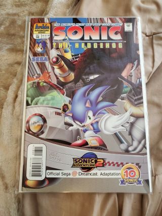 Sonic The Hedgehog 98 Archie Comic Book Adventure Series Sega