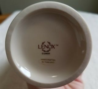 LENOX - Rose Blossom Bud Vase - Gold Trim 3