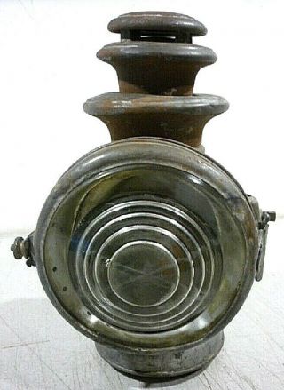 Antique Dietz Champion Steel Lamp For Antique Car Horse Carriage Buggy