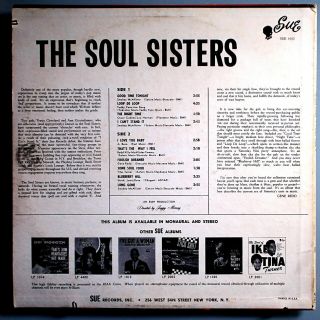 THE SOUL SISTERS I CAN ' T STAND IT ULTRA - RARE 1964 SUE MONO LP 2