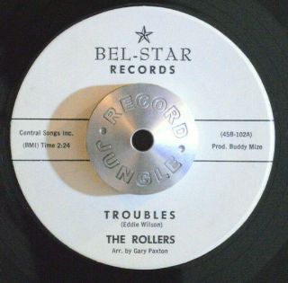 Mod Soul R&b Rocker 45 - The Rollers - Troubles /the Bug Bel - Star Og M - Hear