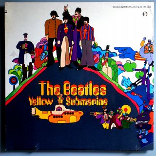 The Beatles Yellow Submarine Ultra - Rare Still Orig 1969 Apple Promo Lp