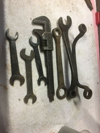 Antique Ford Script Wrenches Model A Or T 7 Wrenches