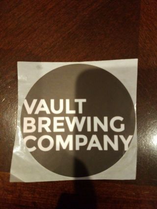 Vault Brewing Co,  Craft Beer Logo Sticker Yardley Pa