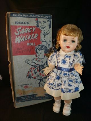 Saucy Walker 16 " Vintage Ideal Doll 1950s Outfit