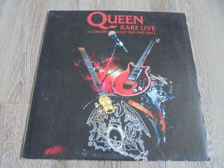 Queen - Rare Live A Concert Through Time And Space 1992 Japan Lp Red Vinyl