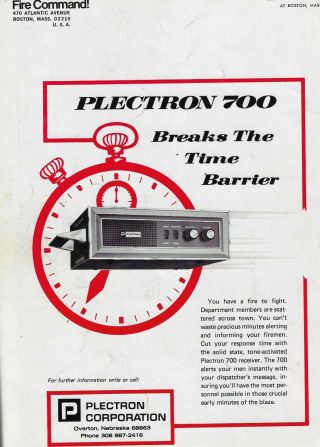 Plectron - " Model 700 - Breaks The Time Barrier " - Jul 1974