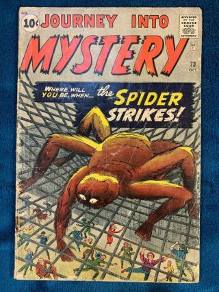 Journey Into Mystery 73 Spider - Man Prototype Atlas Pre - Hero