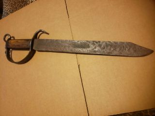 Old Antique Confederate Civil War Era Snake D Guard Bowie Knife