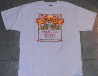 Sierra Nevada Brewing Co.  Company California Pale Ale Porter Stout Beer Shirt L