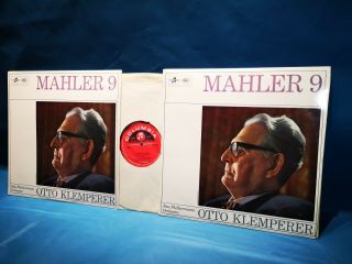 @columbia Sax 5281 - 2 S/c 1st Klemperer Mahler Symphony No.  9 Npo 2 Lp Nm