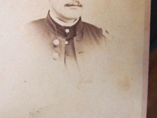 Waukesha Wisconsin Civil War officer cdv photograph 2