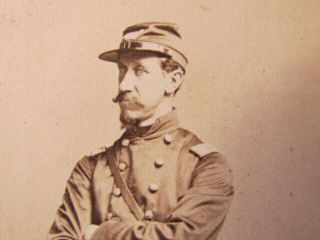 44th Massachusetts Infantry Lt.  Colonel Edward Clark Cabot Cdv Photograph