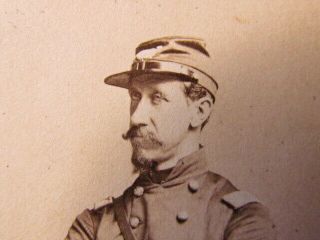 44th Massachusetts Infantry Lt.  Colonel Edward Clark Cabot cdv photograph 2