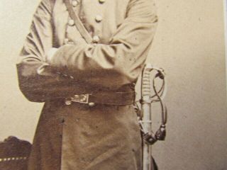 44th Massachusetts Infantry Lt.  Colonel Edward Clark Cabot cdv photograph 3