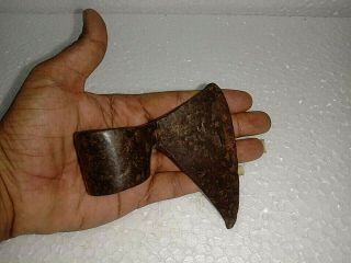 Rare Vintage Old Antique Strong Solid Heavy Iron Sharp Wood Cutter Tool Axe Head