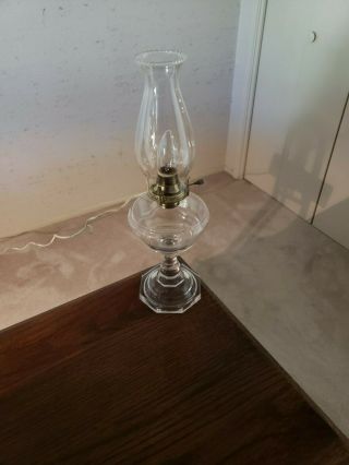 1800s Victorian Oil Lamp Converted To Electric