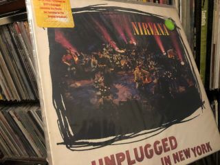 Nirvana - Unplugged In York - 1994 White Vinyl Og Us Pressing