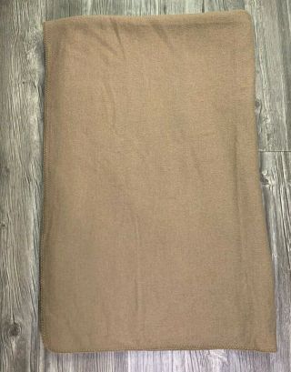 Vintage Ralph Lauren 100 Wool Blanket Made In USA Size 70 x 90 Twin 2