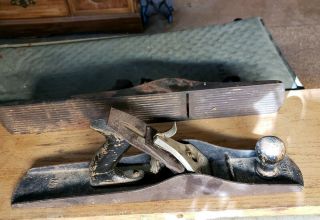 Stanley No.  7c Jointer Plane,  Corrugated Bottom Missing Frog And A 6 Plane