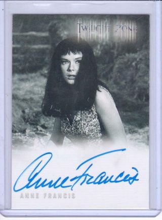 Twilight Zone Series 4 Autograph Card A96 Anne Francis As Jess - Belle