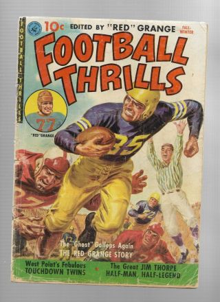 Football Thrills 1 (ziff - Davis,  1951) Complete - Hd Scans
