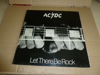 Ac/dc Bon Scott Let There Be Rock Import Lp