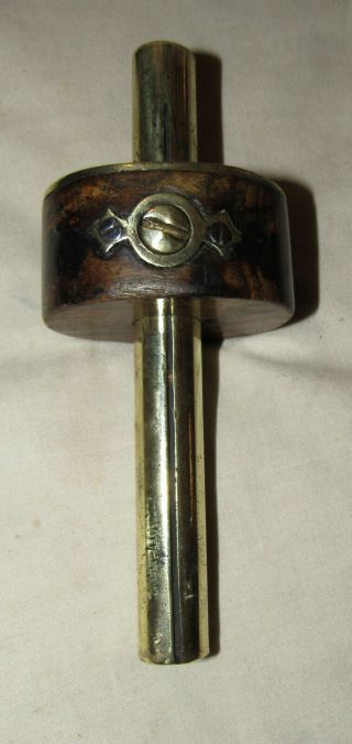 Old Wooden And Brass Mortice Gauge Woodworking Tool Gauge Old Tool