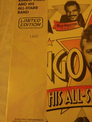 Ringo Starr And His All - Star Band - 1990 Limited Edition 1450