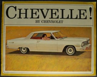 1964 Chevrolet Chevelle Brochure Ss Malibu Wagon 64 Not A Reprint