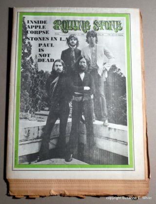 Vintage Rolling Stone Nov 15 1969 46 Beatles Apple Corpse Paul Rolling Stones