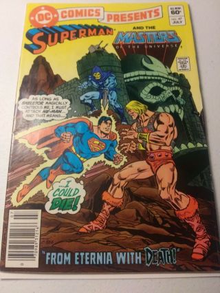 Dc Comics Presents 47 First Appearance Of He - Man - Superman - 1982 Read